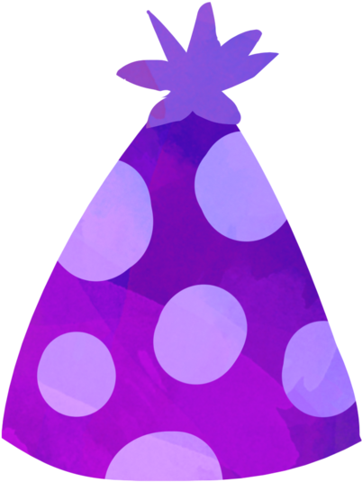 Party Purple Hat - Hat (618x618), Png Download