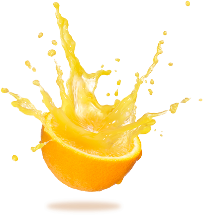 Orange - Juicy Orange Splash (434x436), Png Download