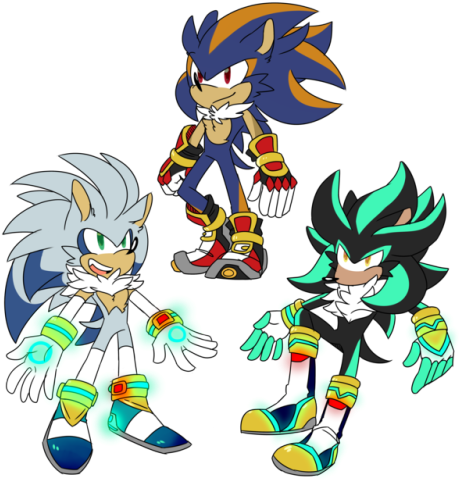 Heres A Fusion Triangle I Did - Shadow And Silver Fusion (500x500), Png Download