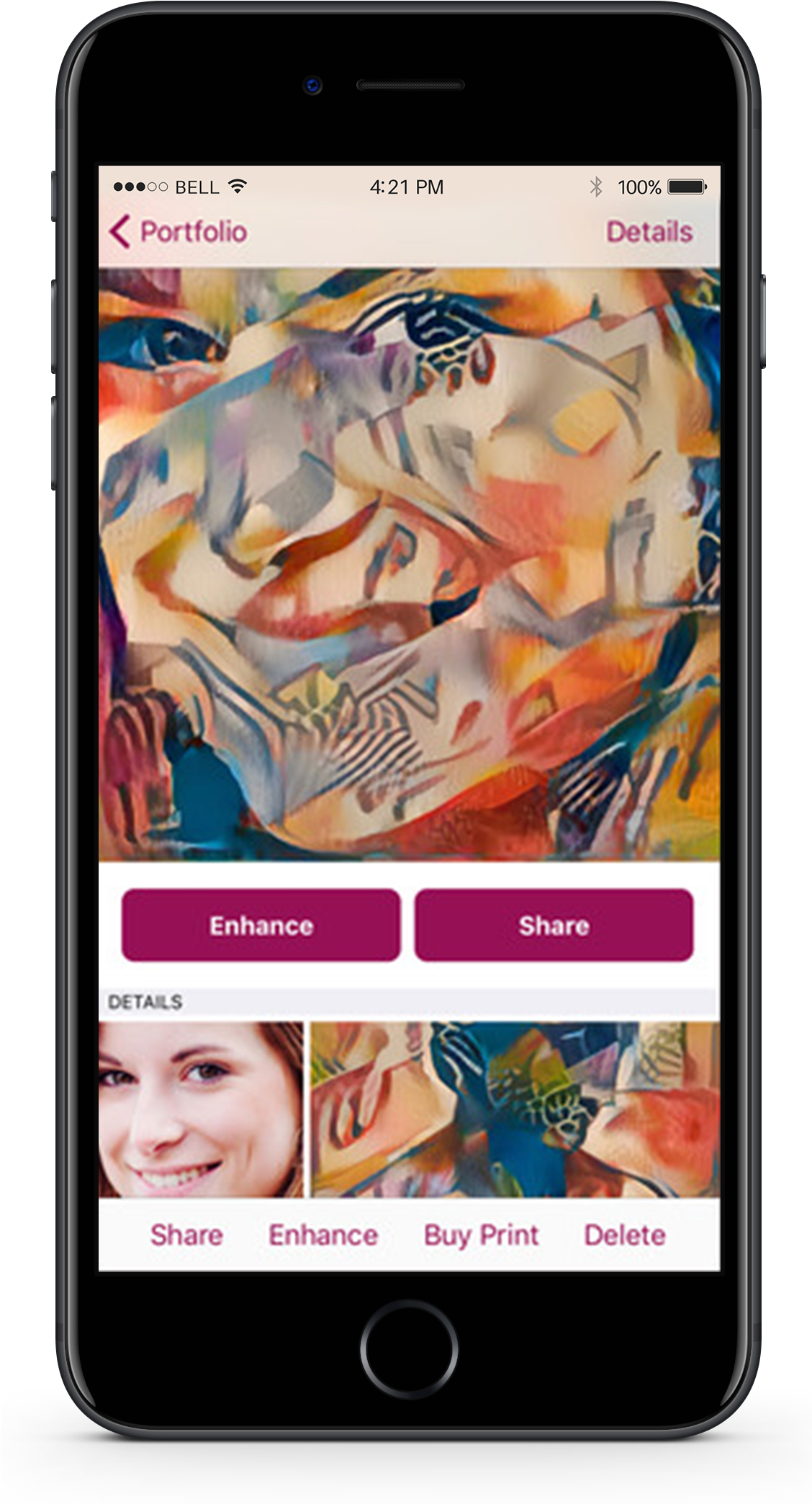 Paint It With Just Two Taps - Photograph (1127x2146), Png Download