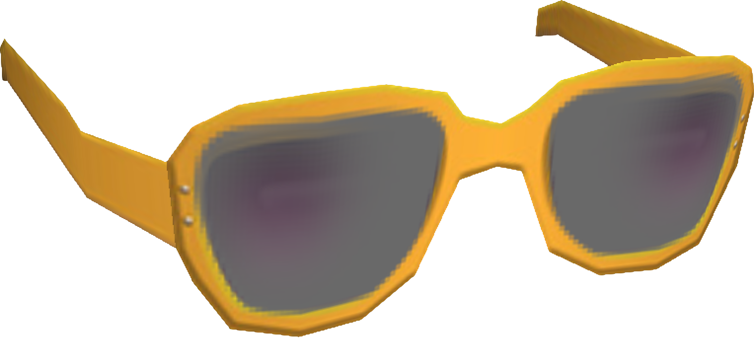 Orange Summer Shades - Glass (1528x685), Png Download