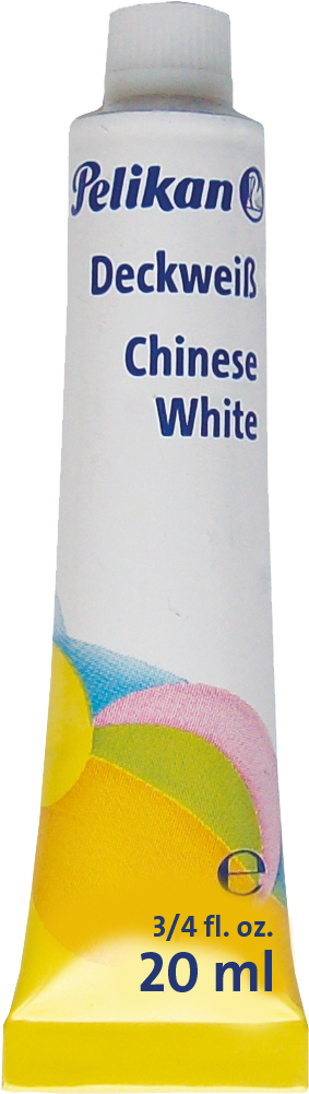 Chinese White Blister 1 Tube 20 Ml - Pelikan 732/3 Watercolor Replacement Tube: Chinese (1000x1000), Png Download