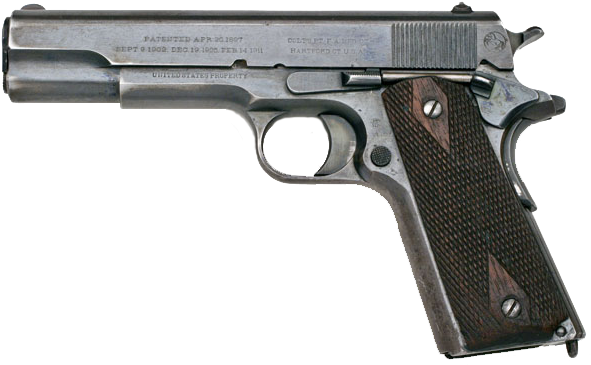 Airsoft Colt 1911 (600x370), Png Download