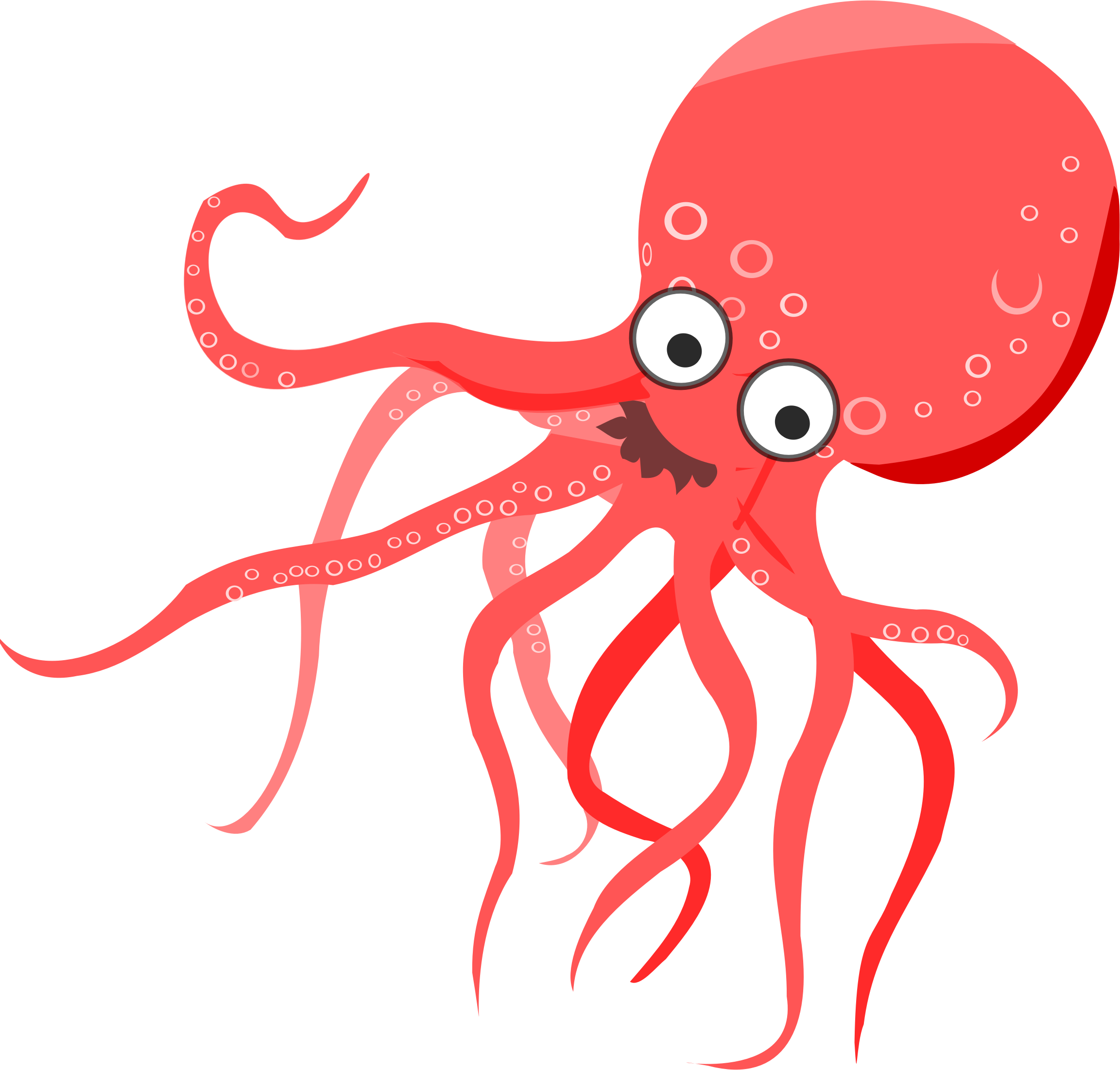 This Free Icons Png Design Of Cartoon Octopus 3 (2305x2201), Png Download