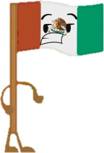 Mexico Flag - Flag Of Mexico (358x524), Png Download