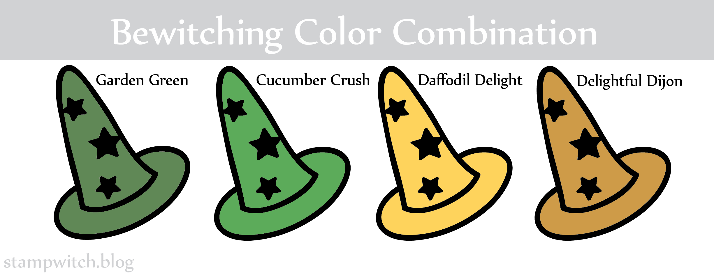 Garden Green, Cucumber Crush, Daffodil Delight, Delightful - Color (2450x938), Png Download