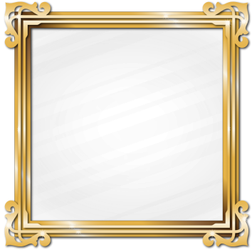 Golden Ornament Picture Frame Border Glass Effect, - Казахские Орнаменты Рамка Png (360x360), Png Download