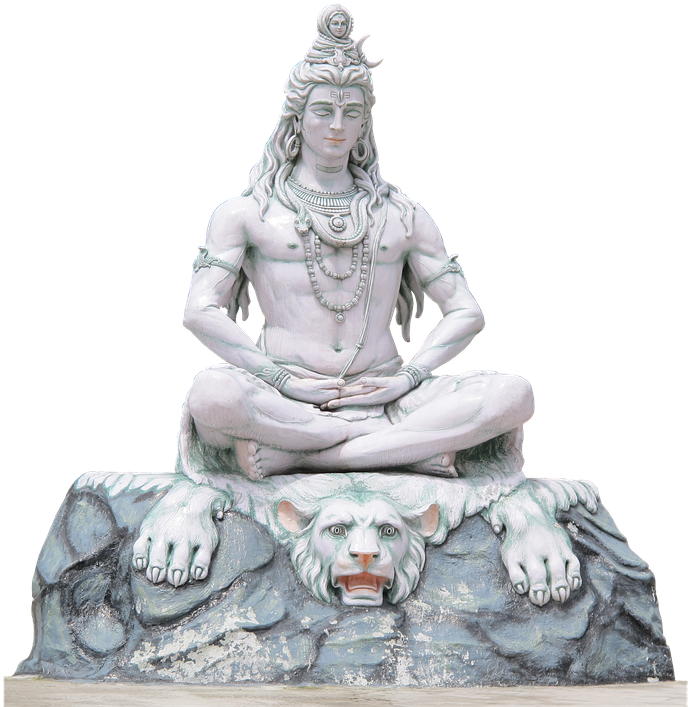 Statue, God, Hindu, Figure, Faith, Stone Figure - Happy Sawan Shivratri 2018 (729x720), Png Download