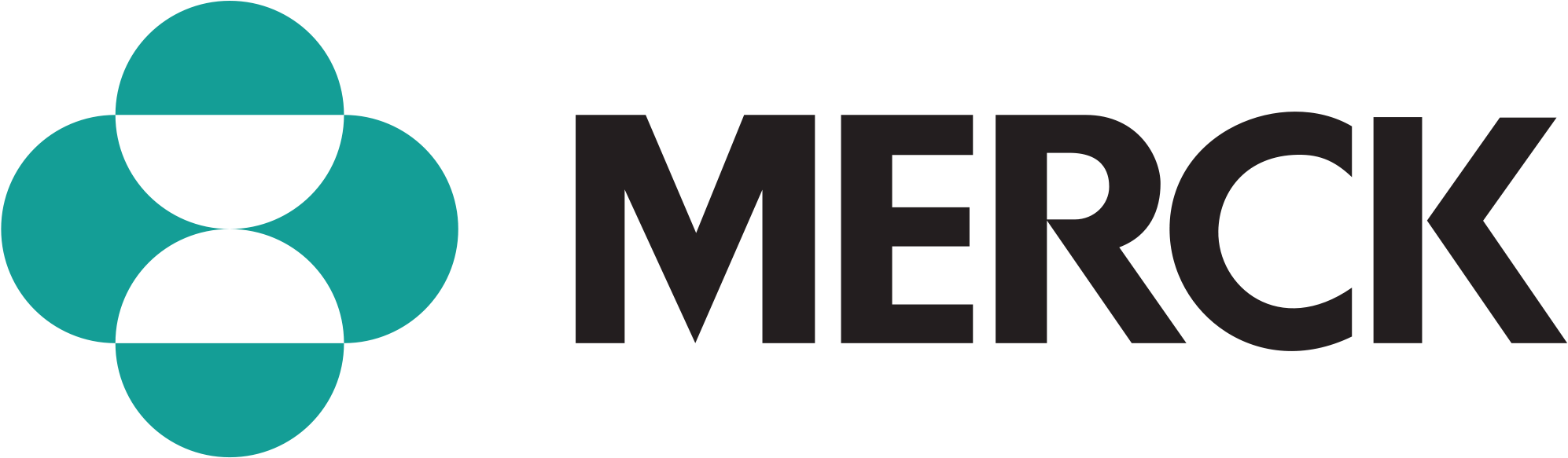 Open - Merck & Co Logo (2000x582), Png Download