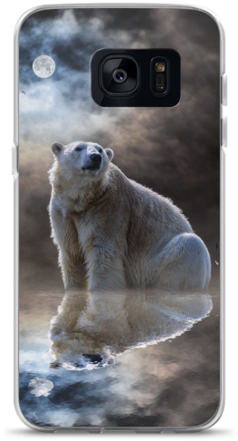 Обои На Айфон 7 Белый Медведь (600x600), Png Download