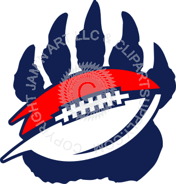 Bears Football Clipart (346x361), Png Download