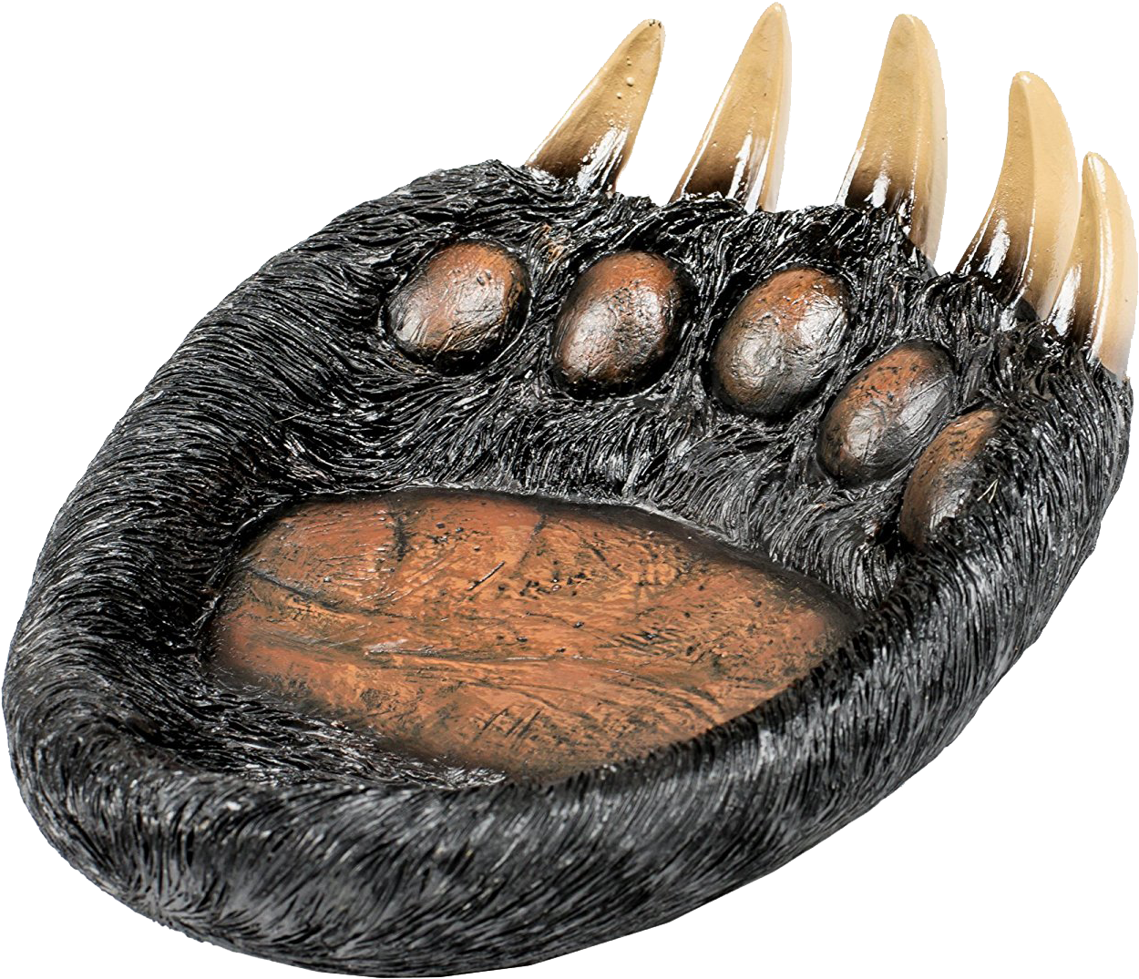 Resin Bear Paw Candy Dish - Slifka Bear Paw 7 X 3.5 X 9.5 Inch Resin Crafted Decorative (1500x1500), Png Download