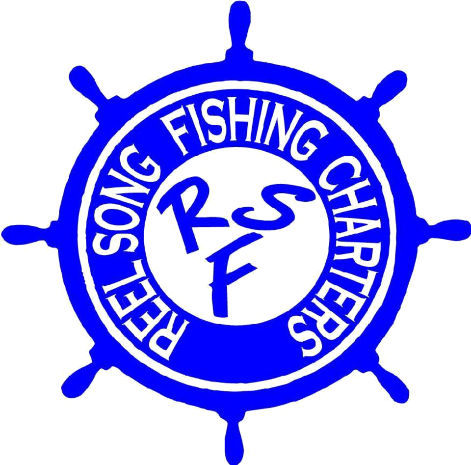 Reel Song Fishing Charters Logo Png Original Aol Logo - Pirate Ship Wheel Clipart (960x947), Png Download