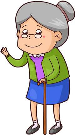 Grandma Clipart Png - Grandmother Clipart (357x473), Png Download