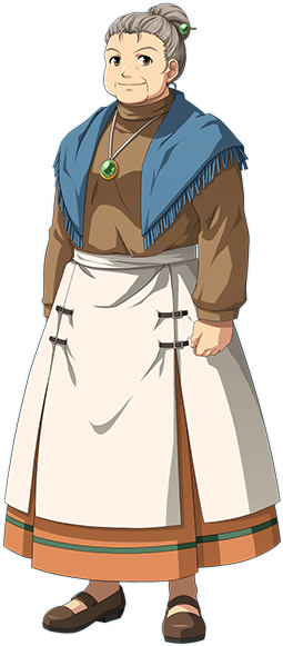Grandma Mao Fcevo - Anime Grandma Png (300x614), Png Download