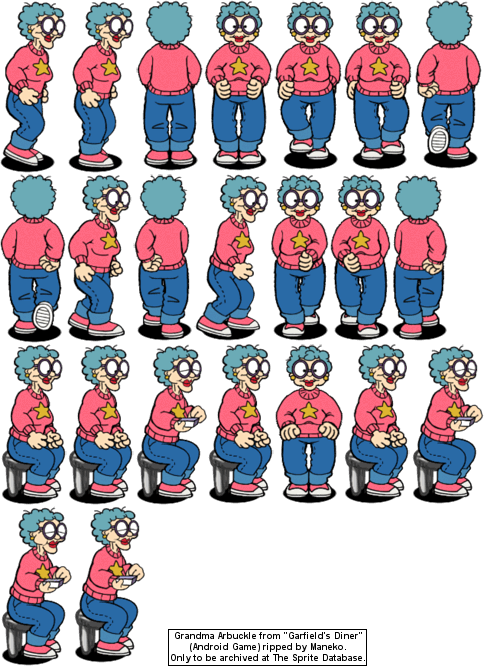 Grandmaarbuckle - Grandma Arbuckle (484x666), Png Download