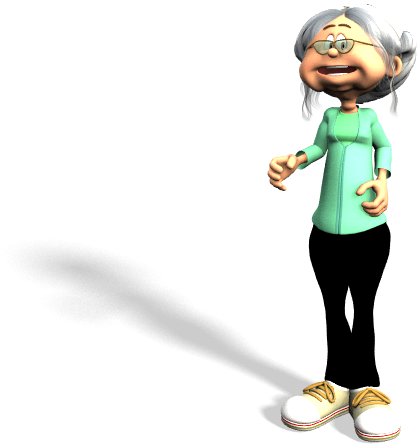 Grandma Ver2 02 - Portable Network Graphics (600x600), Png Download
