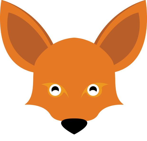 Autumn Leaf Emoji & Pumpkin Sticker - Red Fox (619x594), Png Download