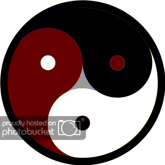 Yin And Yang Separated (538x538), Png Download