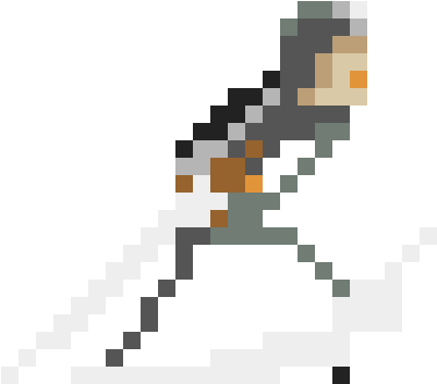 Preview - Pixel Art Sword Animation (800x560), Png Download