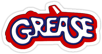 Luxury Iphone 6 Red Wallpaper Grease Logo Stickers - Grease Logo (375x360), Png Download