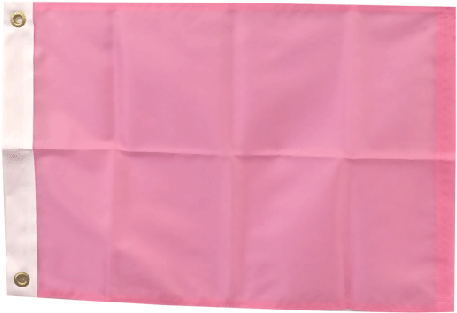 Blank Nylon Flag, Header & Grommets, Crocus - White Flag (460x368), Png Download