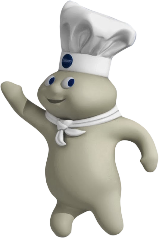 The Pillsbury Doughboy - Pillsbury Doughboy Cut Out (528x788), Png Download