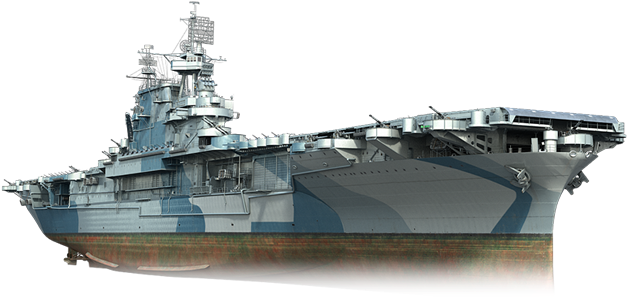 A Yorktown-class Strike Aircraft Carrier That Combined - World Of Warships Enterprise (665x340), Png Download
