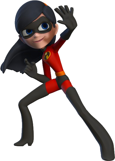 Violet Parr - Disney Incredibles Characters (426x558), Png Download