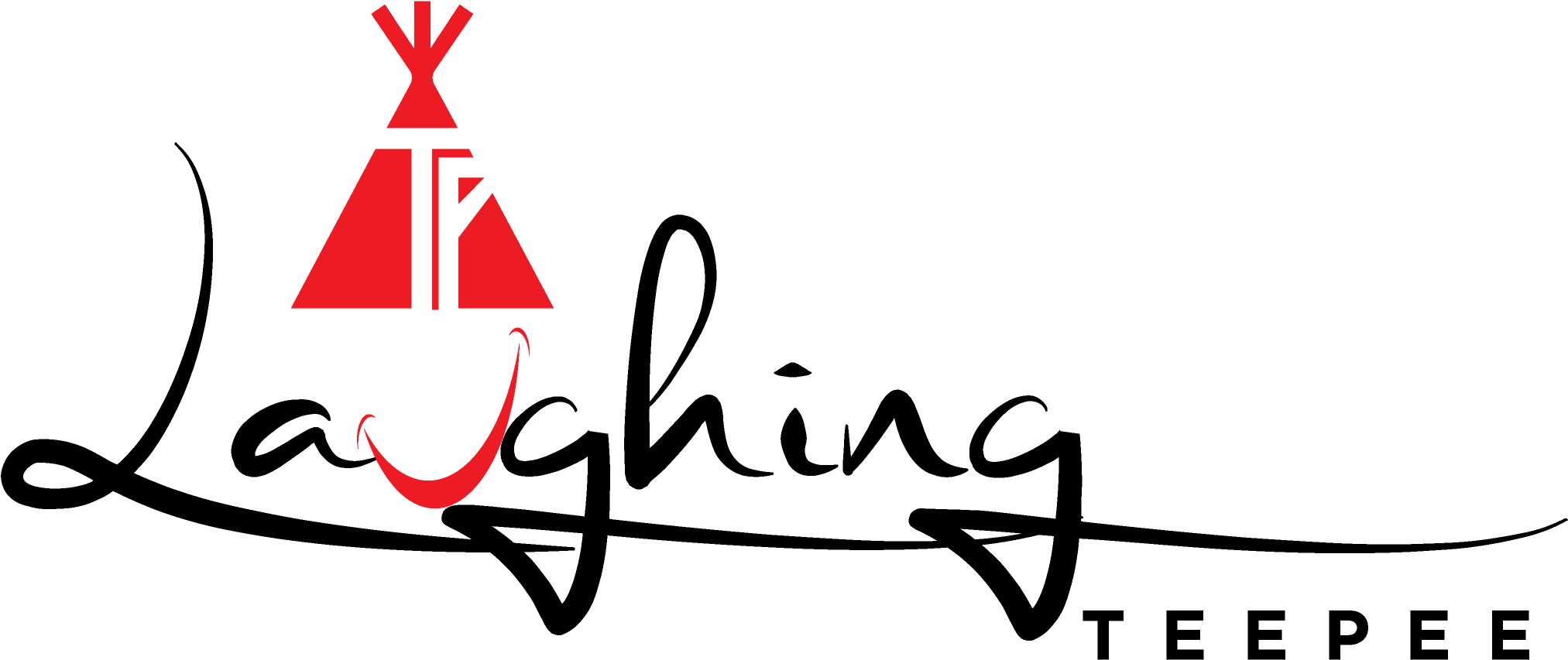 Laughing Teepee Laughing Teepee - Bath Bomb (2330x1097), Png Download