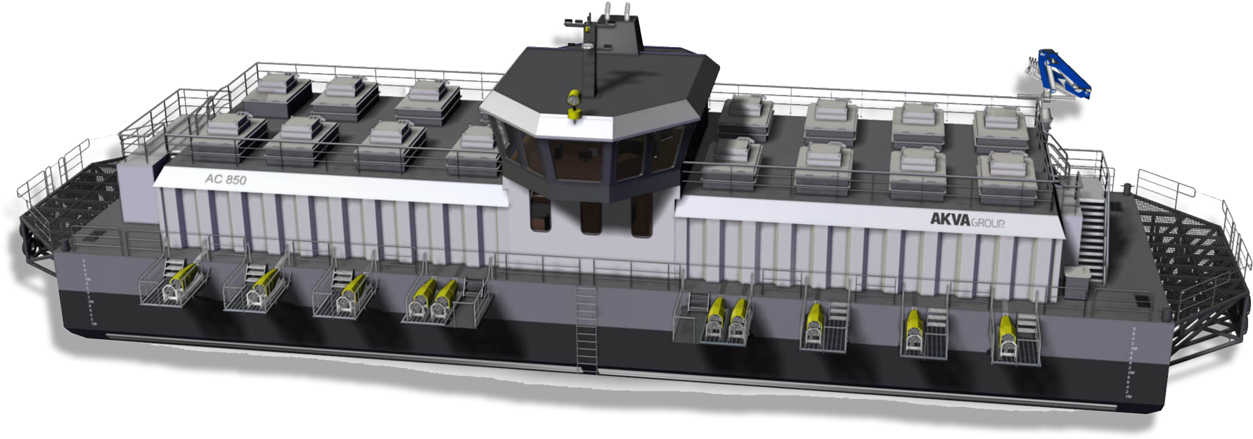 Ac 850/650 Comfort/panorama - Hopper Barge (1920x1080), Png Download