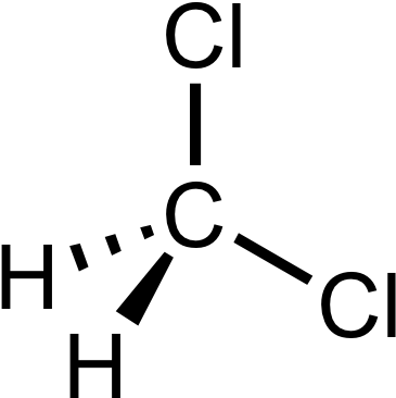 Dichloromethane Industry Barriers And New Entrants - Dichloromethane Structure (413x413), Png Download