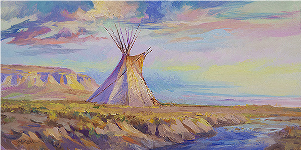 Sunrise On Square Butte - Square Butte (600x480), Png Download