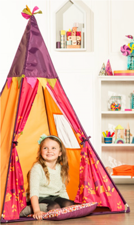 Pink And Orange Teepee - Teepee With Magical Light Show (900x900), Png Download
