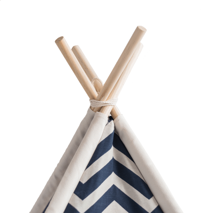 Striped Dog Teepee - Dog (740x740), Png Download