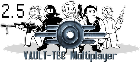 Download - Vaultmp - Com - Fallout (640x287), Png Download