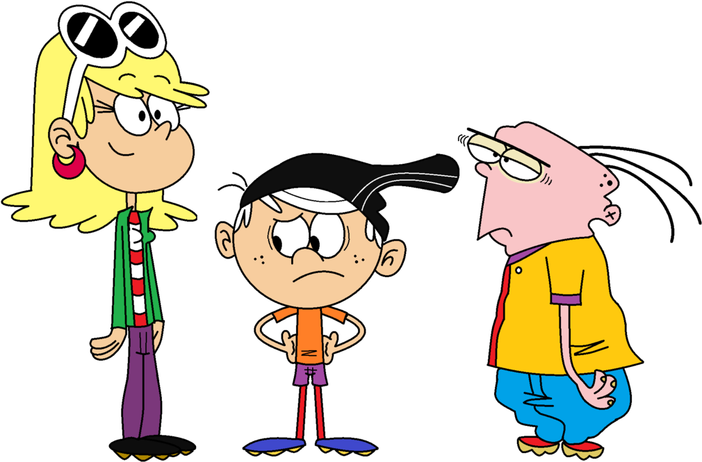 Leni, Lincoln N Eddy Ed Edd N Eddy The Loud House Crossover - Ed Edd N Eddy Loud House (1024x676), Png Download
