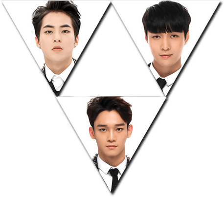 Loveplanet Exo-m - Exo M 3 Members (500x500), Png Download