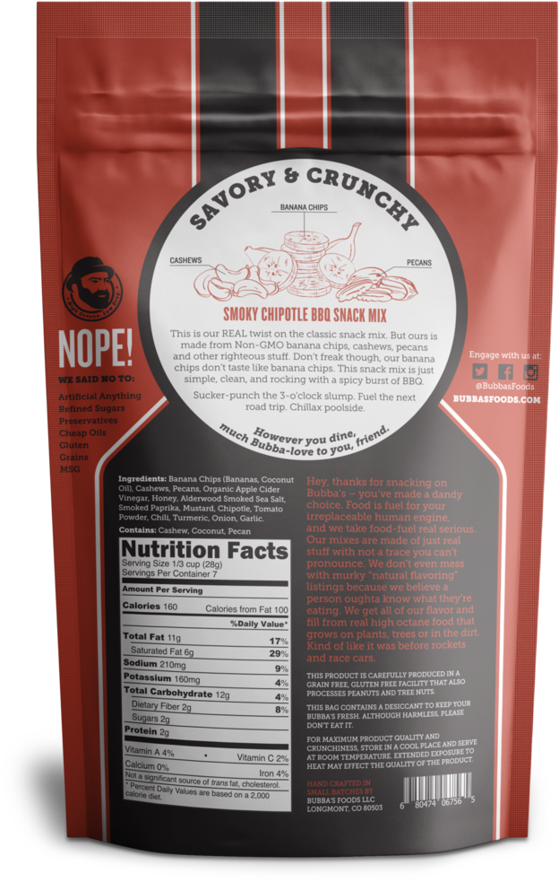 Download Smokey Chipotle Bbq Snack Mix Bubbas Fine Foods Chipotle