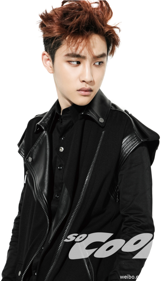 Resultado De Imagen Para Exo Xiumin Black Render - Kyungsoo So Cool (600x900), Png Download