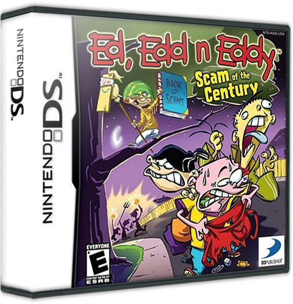 Ed, Edd N Eddy - Ed Edd And Eddy Nintendo Ds Ds (587x598), Png Download
