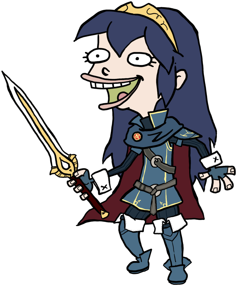 Lucina Fire Emblem Ed Edd N Eddy My Art Mayzyhindman - Cartoon (1280x1280), Png Download