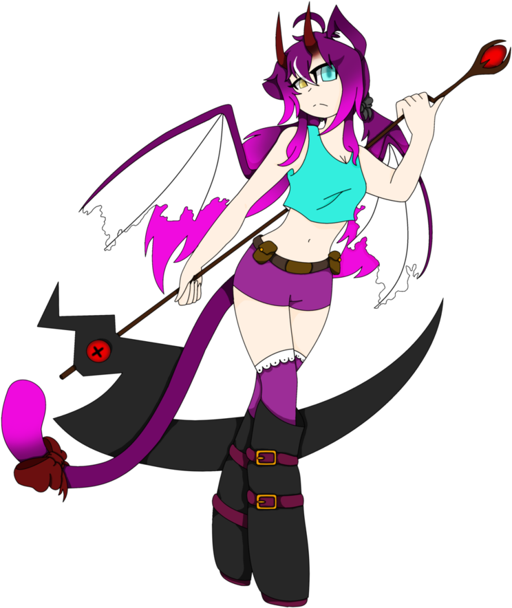 Collection Of Free Neko Drawing Succubus Download On - Cartoon (796x1004), Png Download