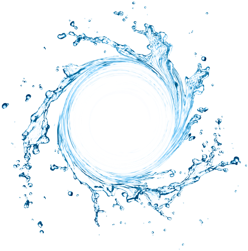 Water Decontamination - Water Drops (549x549), Png Download