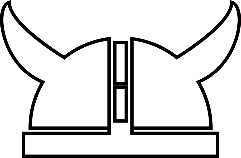 Viking Helmet - - Viking Helm Tekenen (980x644), Png Download