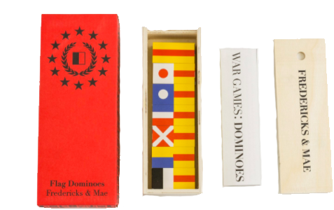 Dominoes - Flag - Frederkicks And Mae Fredericks And Mae - Dominoes Set (592x409), Png Download