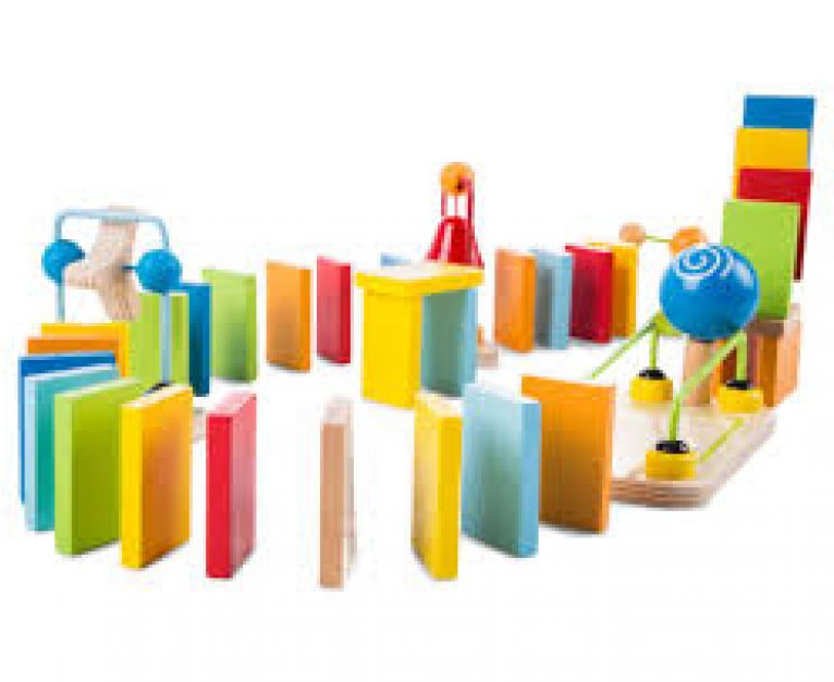 Dynamo Dominoes - Hape Domino Race With 107 Parts (765x937), Png Download