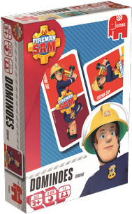 Fireman Sam - Dominoes - Jumbo Fireman Sam Dominoes (630x335), Png Download