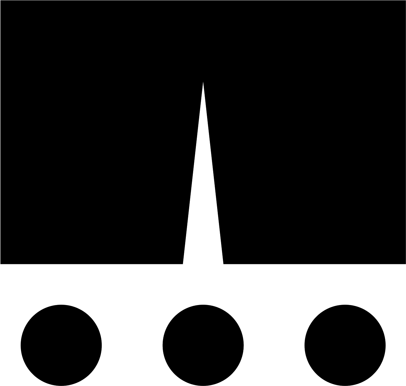 This Icon Is Of A Stage Curtain Opening - Circle (1600x1600), Png Download
