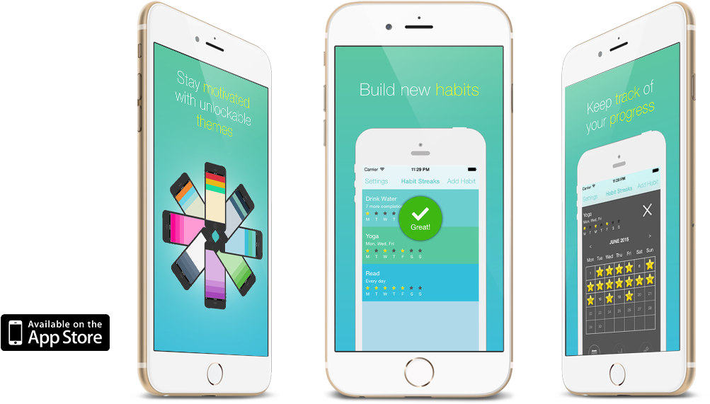 Habit Streaks Is A Simple Habit Tracker - Available On The App Store (1200x616), Png Download